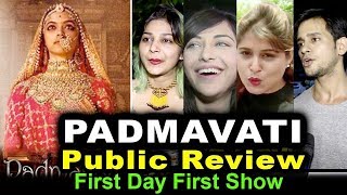 Padmavati Public Review  First Day First Show  Deepika Ranveer Shahid [upl. by Aggappe726]