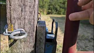 How to Keep an Automatic Latch Gate Closed [upl. by Assiled30]