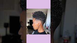 Tapered Natural Haircut Ideas For Black Women shorts hairstyles shorthairstyles taperfade [upl. by Dido]