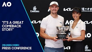 HsiehZielinski Press Conference  Australian Open 2024 Final [upl. by Etnoek]