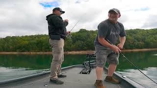 Norris lake Bass fishing October 1st [upl. by Notsuh]