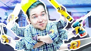 DANTDM THE HANDYMAN House Flipper [upl. by Maclaine]