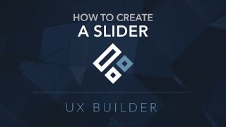 How to create a Slider [upl. by Donohue]