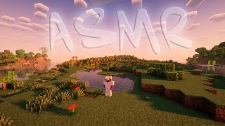 ASMR Minecraft  creating a nature 8 [upl. by Macnamara]