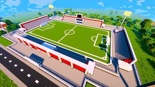 Minecraft Fußballstadion bauen Tutorial 120  Fußball Stadion bauen in Minecraft [upl. by Ahiel]