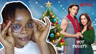 Hot Frosty Netflixs crappy Christmas movie ft Lacey Chabert Dustin Milligan  Movie review [upl. by Eba460]