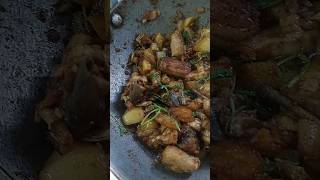 Savor the Flavor Chicken Aloo with Bambooshoots and King Chilli food cooking foodshorts reels [upl. by Adoh339]