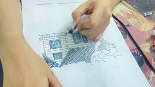 Share how to color images house and tree [upl. by Laynad]