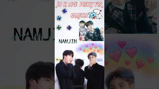 RM jin romantic moments💜namjin love story in hindi dubbed shorts shortvideo trending bts [upl. by Wrennie]