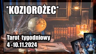 🔮KOZIOROŻEC TAROT TYDZIEŃ 410112024🔮 [upl. by Eelram]