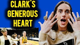 Such A Generous Heart Caitlin Clarks TOUCHING GESTURE Moves FANS During Memorable Iowa HOMECOMING [upl. by Claresta188]