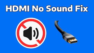 How To Fix HDMI No Sound in Windows 11  10 When Connect to TV No HDMI Audio Device Detected [upl. by Eirovi]