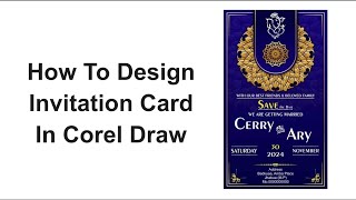 CREATE Stunning Wedding Invitations FAST with CorelDRAW Design Secrets [upl. by Cosette]