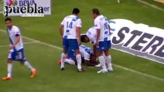 Puebla vs Morelia 32 Jornada 7 Apertura 2014 Debut de quotEl Chelisquot [upl. by Sardse979]