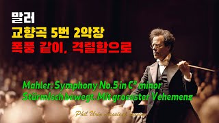 말러 교향곡 5번 2악장  폭풍 같이 격렬함을 가지고  Mahler Symphony No 5 in CSharp Minor 2nd mov [upl. by Nelie332]