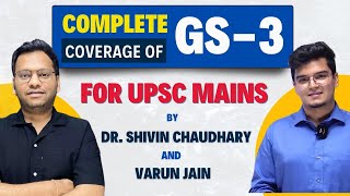 GS3 Mains Module by DrShivin Chaudhary  Complete Coverage for UPSC Mains 202324 [upl. by Pier428]