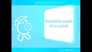 symétrie dun point cours maths 6ème [upl. by Nivre]