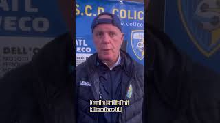 Danilo Battistini commento post COLICODERVIESE VS SEREGNO FBC [upl. by Akem386]