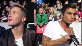 Melodifestivalen 2015 Interview with Samir and Viktor [upl. by Nomled]