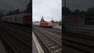 Güterzug im Bahnhof Syke Richtung Bremen mehrbahn2021 mehrbahn [upl. by Ahsea758]