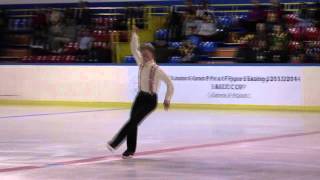 26 Alexander PETROV RUS  ISU JGP Baltic Cup 2013 Junior Men Short Program [upl. by Crist]