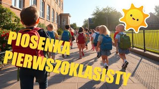 PIOSENKA PIERWSZOKLASISTY  PIERWSZA KLASA  Piosenka dla dzieci [upl. by Ecylla]