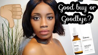 The Ordinary Ascorbic Acid 8 amp Alpha Arbutin 2 Skin Lightening Serum Review [upl. by Htebaile]