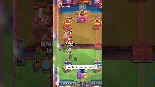 Log bait Domination 🤯  clash royale  shorts battleroyale [upl. by Eatnhoj]