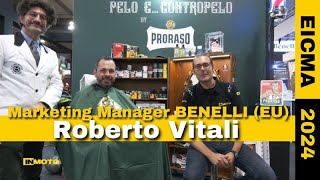 Benelli le novità 2025 abbiamo fatto Pelo e Contropelo a Roberto Vitali EICMA 2024 [upl. by Shaughn]