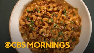 The Dish Recipe Onepot homemade Hamburger Helper dish [upl. by Aieka415]