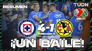 HIGHLIGHTS  Cruz Azul 41 América  Liga Mx AP2024  J6  TUDN [upl. by Fennelly]