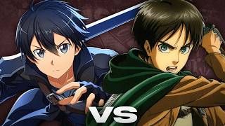 Eren vs Kirito Épicas Batallas de Rap del Frikismo  Keyblade [upl. by Hashum]