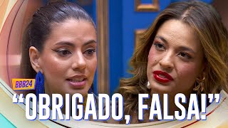 NA MIRA 🎯 FERNANDA COLOCA BEATRIZ E ALANE NA SUA MIRA E SISTERS DEBOCHAM DA LÍDER 🫢  BBB 24 [upl. by Arayk]