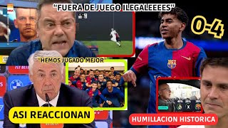 💥 EL BARÇA DE FLICK HUMILLA al MADRID y ASI REACCIONAN RONCERO y EDU AGUIRRE HUNDIDOS COMPLETAMENTE [upl. by Marcoux]