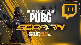 PUBG Twitch Stream Overlay Pack  Direct Download  own3dtv [upl. by Theran]