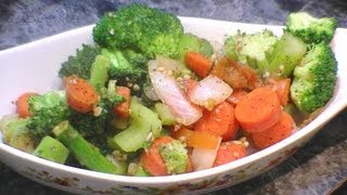 Garden Fresh Vegetarian Stir fry W Broccoli  Asparagus amp Tomatos [upl. by Mich]