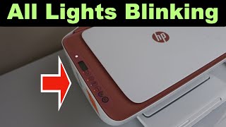 HP Printer All Lights Blinking [upl. by Riannon]