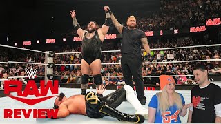 WWE RAW Review Nov 18 2024  Rhea Ripley returns  Seth Rollins beaten by Solo Sikoa distraction [upl. by Adnomar]