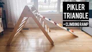 Making a Wooden Climber Pikler Triangle [upl. by Uliram]