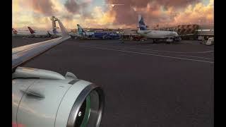 MSFS AA pushback in New York JFK [upl. by Ramonda]