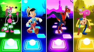 Poppy Playtime Game Toons🆚Pinocchio🆚Dinosaur Spider Man🆚Zooble💥Who is best [upl. by Berlyn]