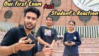 Engineering Student Exam Reaction😮 Exam Day Vlog [upl. by Enelyak84]