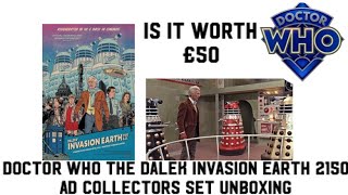 Doctor who the Dalek invasion of earth 2150 AD collectors set unboxing [upl. by Letisha]