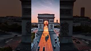 The Iconic Arc de Triomphe in Paris  A MustSee Landmark in France paris france arcdetriomphe [upl. by Afesoj]