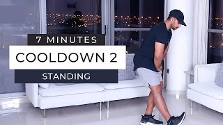 Standing Cooldown amp Stretch Routine  7 Minutes [upl. by Holtz]