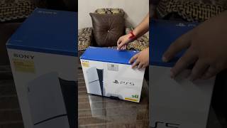 Sony Playstation 5 slim 1 TB Disc Edition unboxing playstation playstation5 unboxing shorts [upl. by Nalorac]