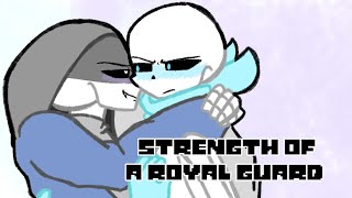 Strength of a Royal Guard comic by me DustSwap Undertale AU Sanses [upl. by Eybbob]