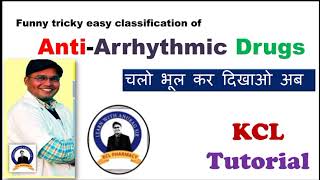 Antiarrhythmic Drugs  Funny Tricky Classification  Pharmacology amp Medicinal Chemistry  By Anurag [upl. by Alram]