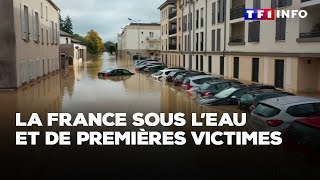 Tempête Kirk  la France sous leau et de premières victimes [upl. by Ahgiel]