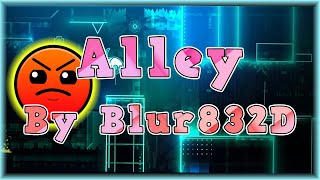 Alley By Blur832D All Coins  Geometry Dash [upl. by Ricketts]